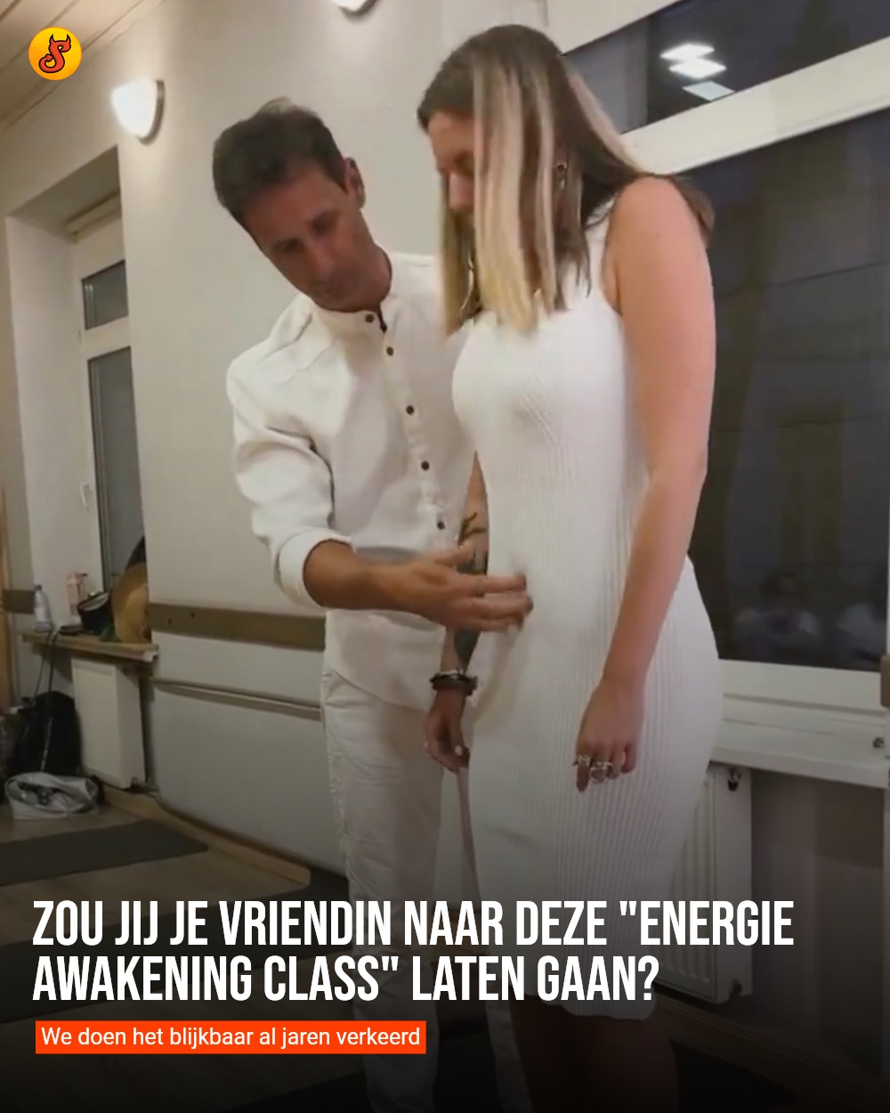 Zou jij je vriendin naar deze "energie awakening class" laten gaan?