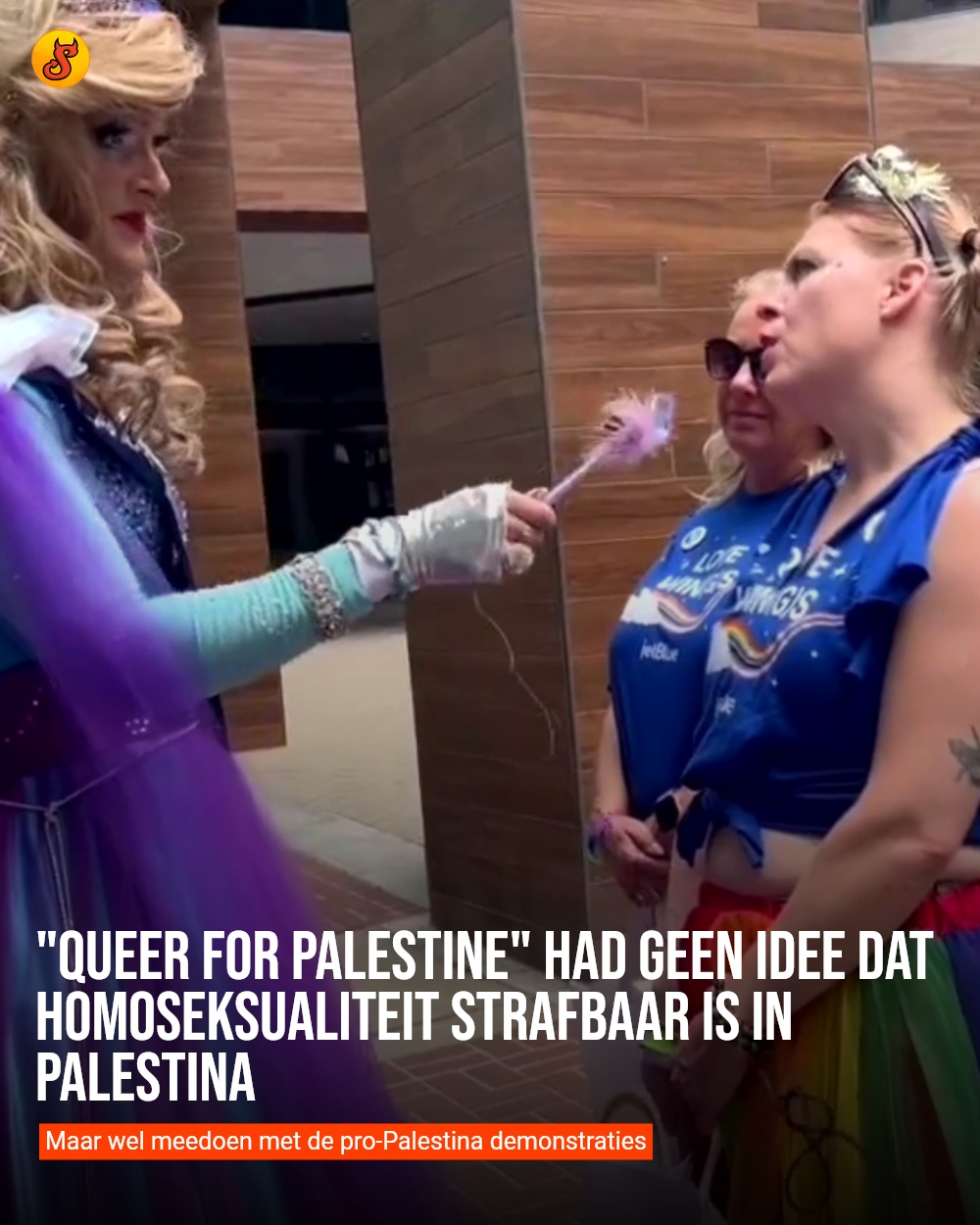"Queer for Palestine" had geen idee dat homoseksualiteit strafbaar is in Palestina