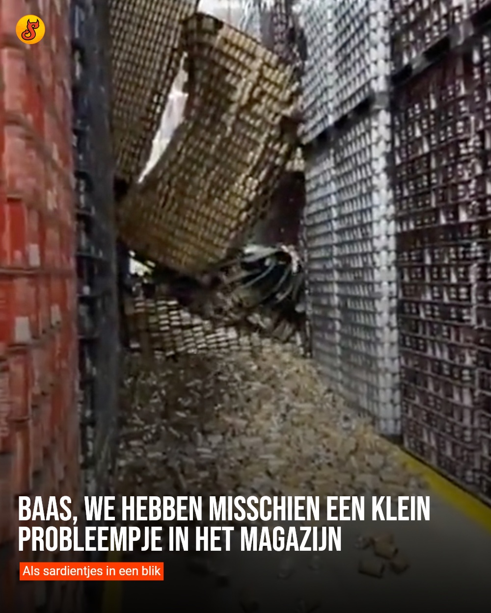 Baas, we hebben misschien een klein probleempje in het magazijn