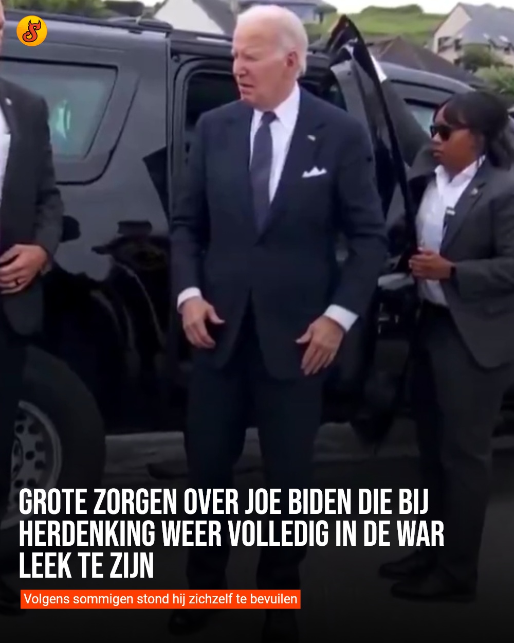 Grote zorgen over Joe Biden die bij herdenking weer volledig in de war leek te zijn