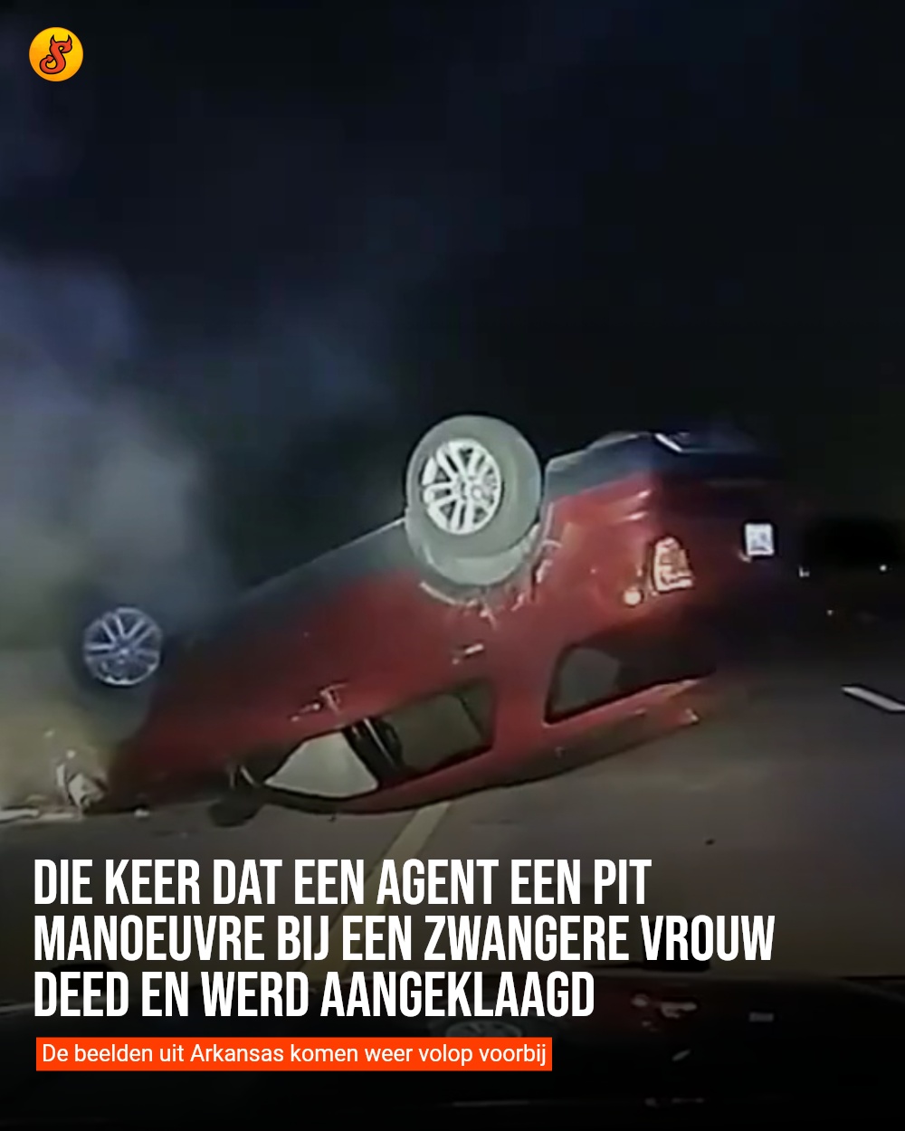 Die keer dat een agent een pit manoeuvre bij een zwangere vrouw deed en werd aangeklaagd