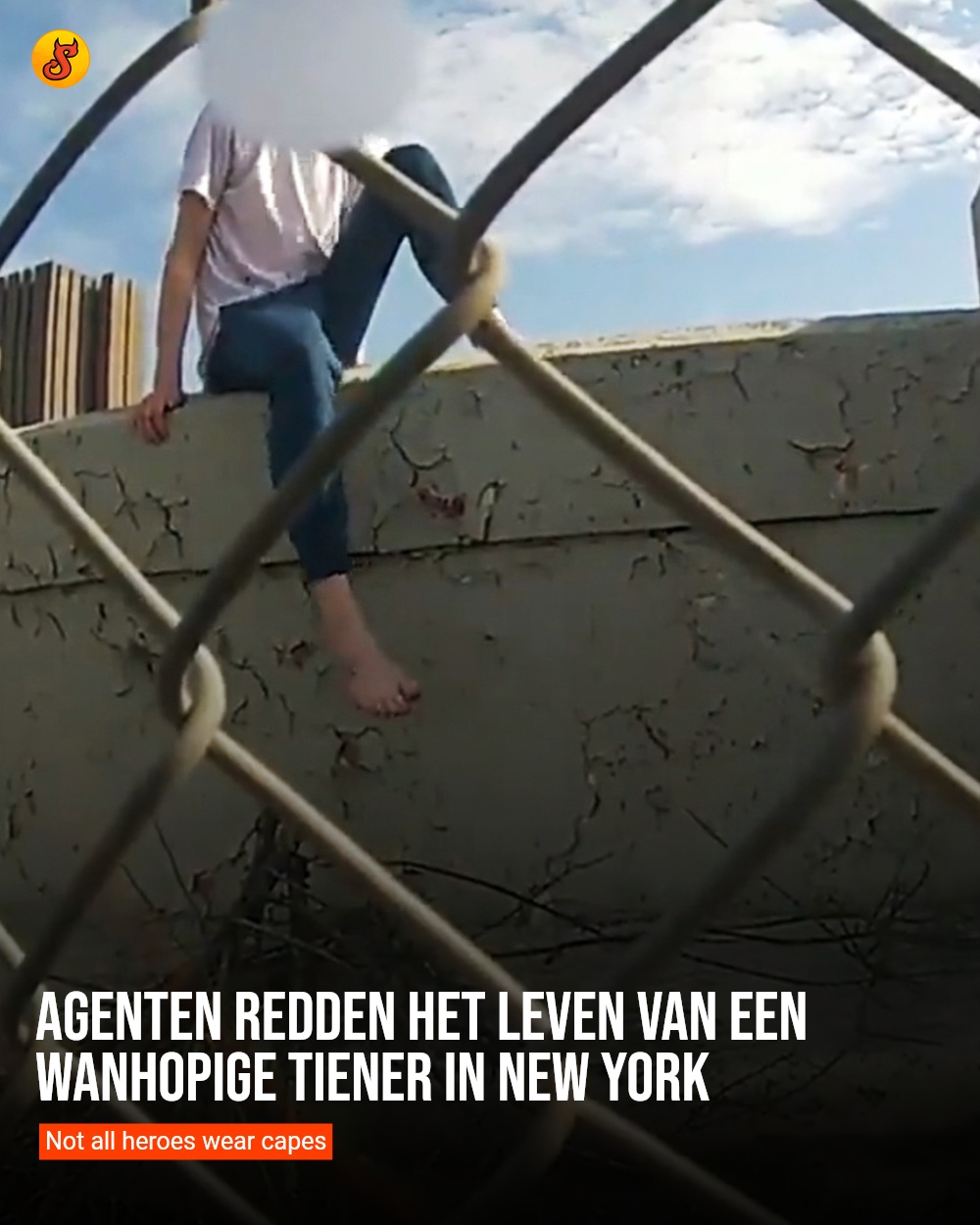 Agenten redden het leven van een wanhopige tiener in New York