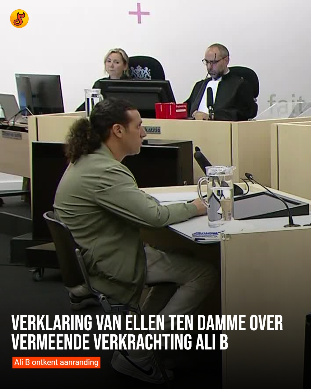 Verklaring van Ellen ten Damme over vermeende verkrachting Ali B