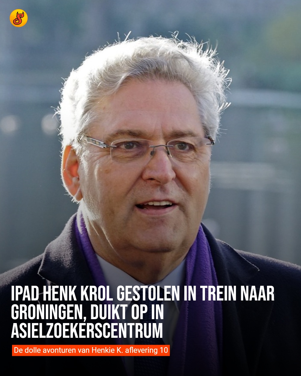 iPad Henk Krol gestolen in Trein naar Groningen, duikt op in asielzoekerscentrum