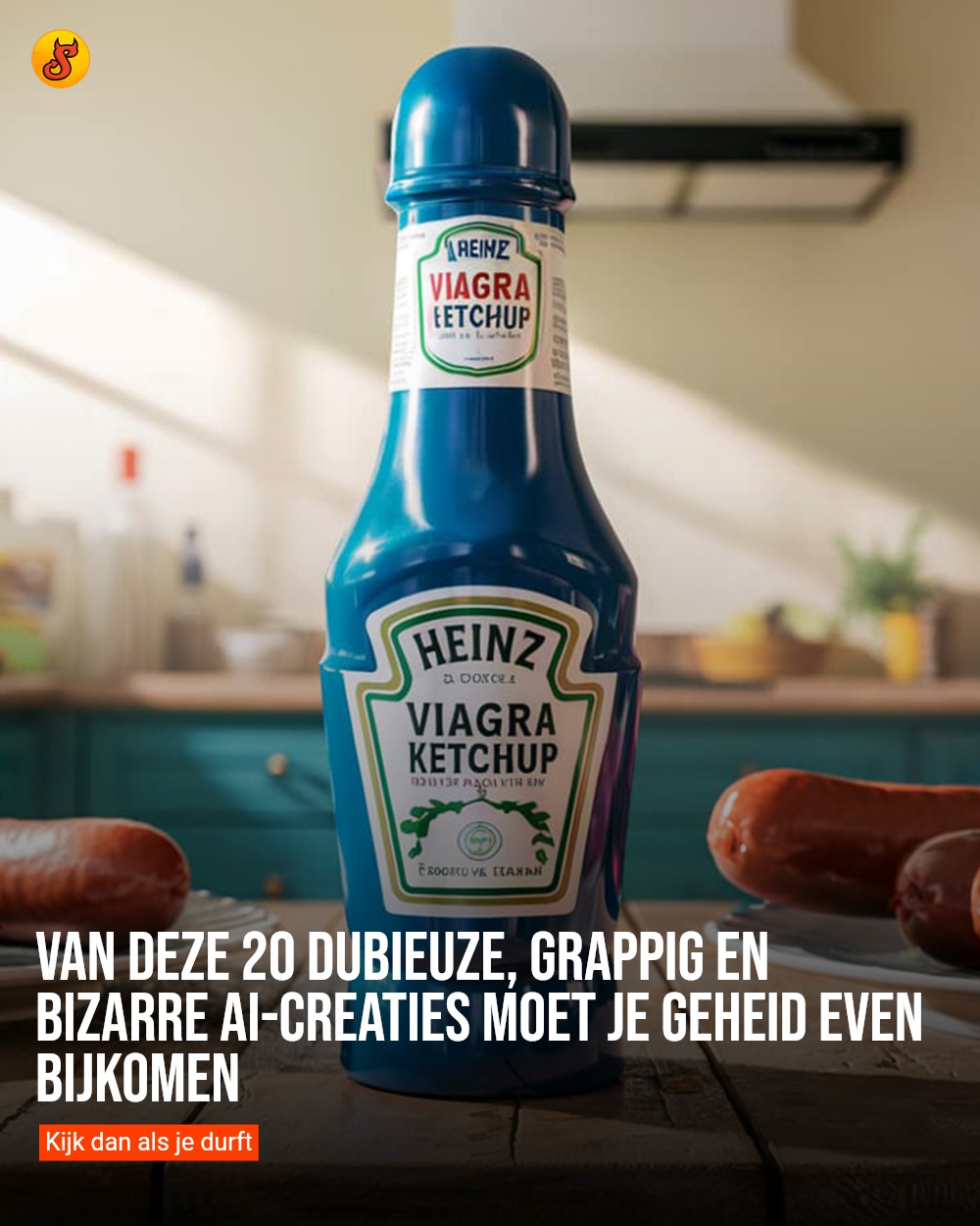 Van deze 20 dubieuze, grappig en bizarre AI-creaties moet je geheid even bijkomen