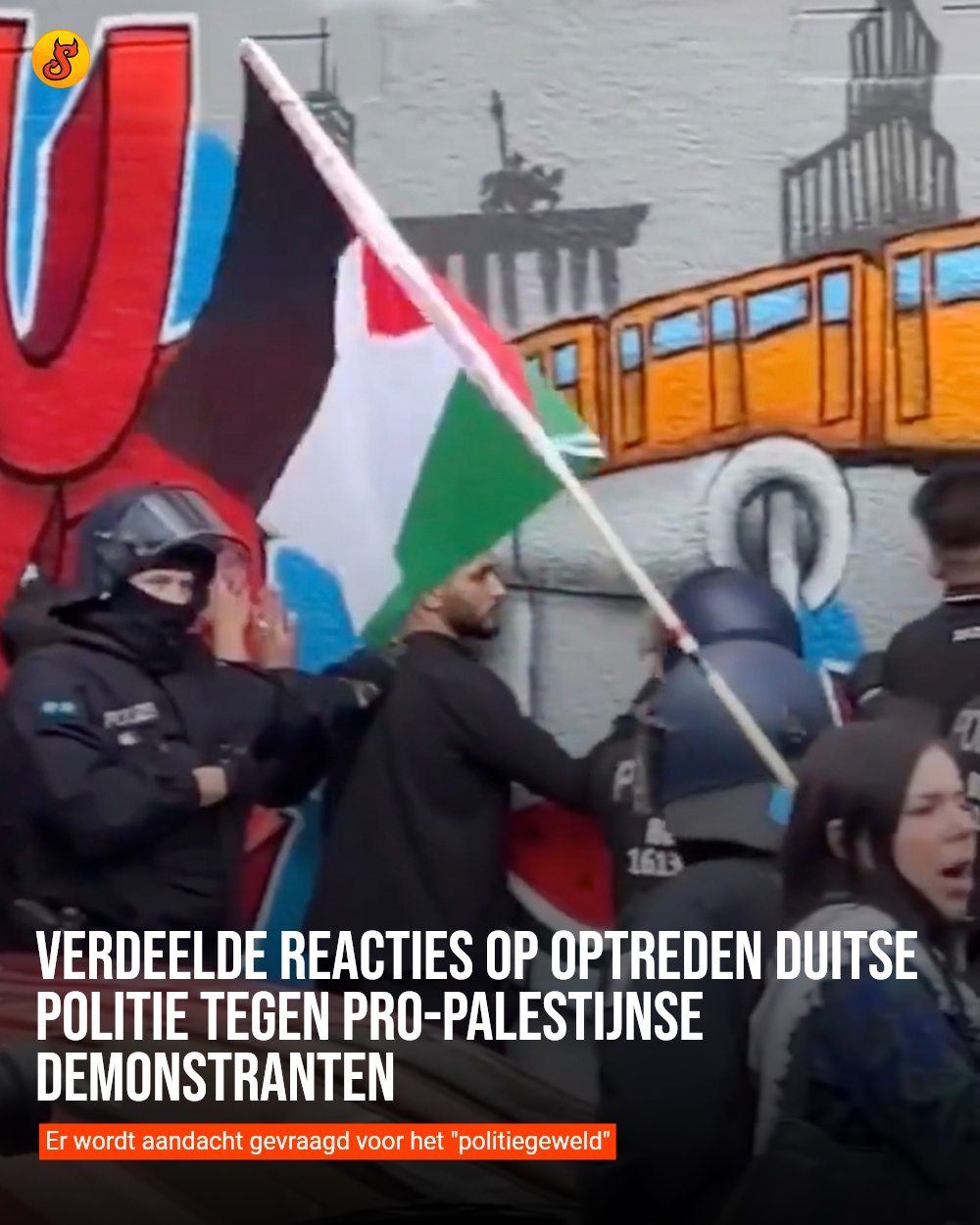 Verdeelde reacties op optreden Duitse politie tegen pro-Palestijnse demonstranten