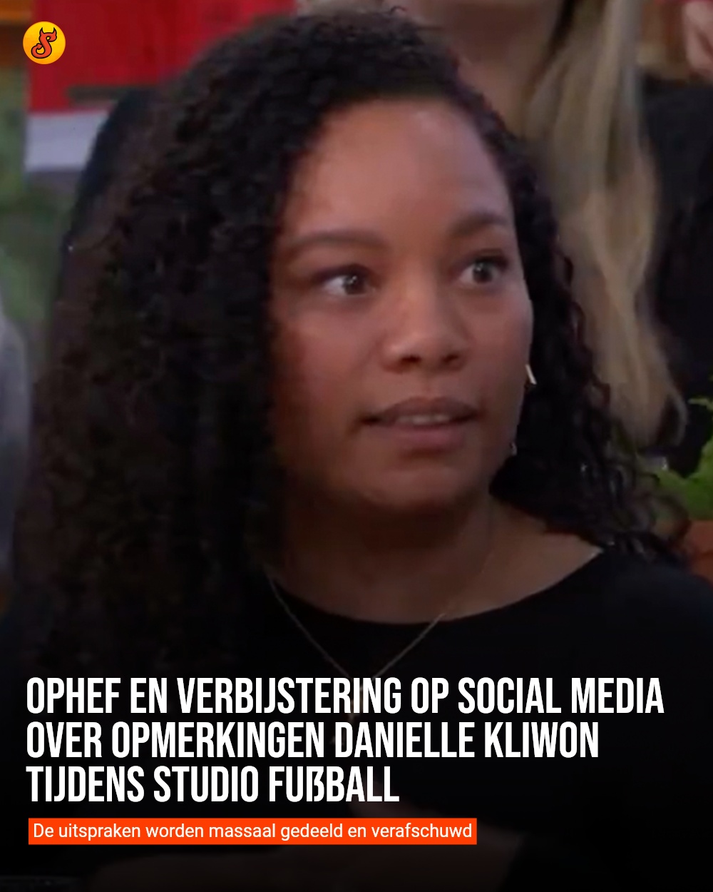 Ophef en verbijstering op social media over opmerkingen Danielle Kliwon tijdens Studio Fußball