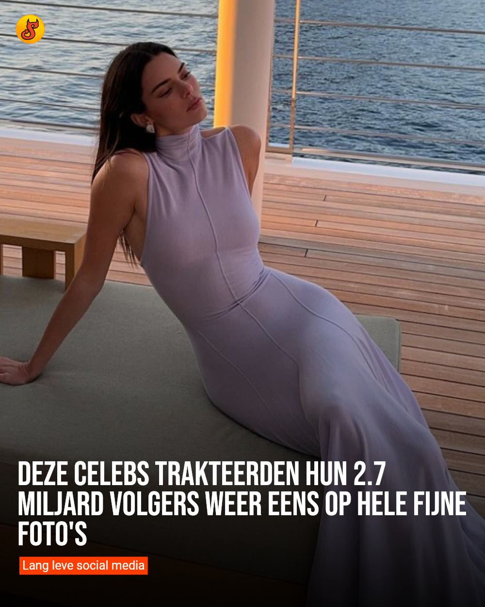 Deze celebs trakteerden hun 2.7 miljard volgers weer eens op hele fijne foto's