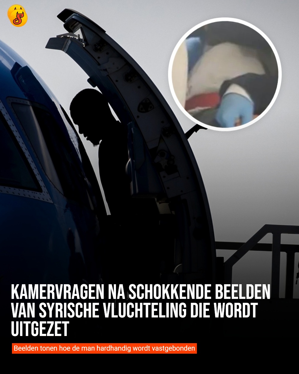 Kamervragen na schokkende beelden van Syrische vluchteling die wordt uitgezet