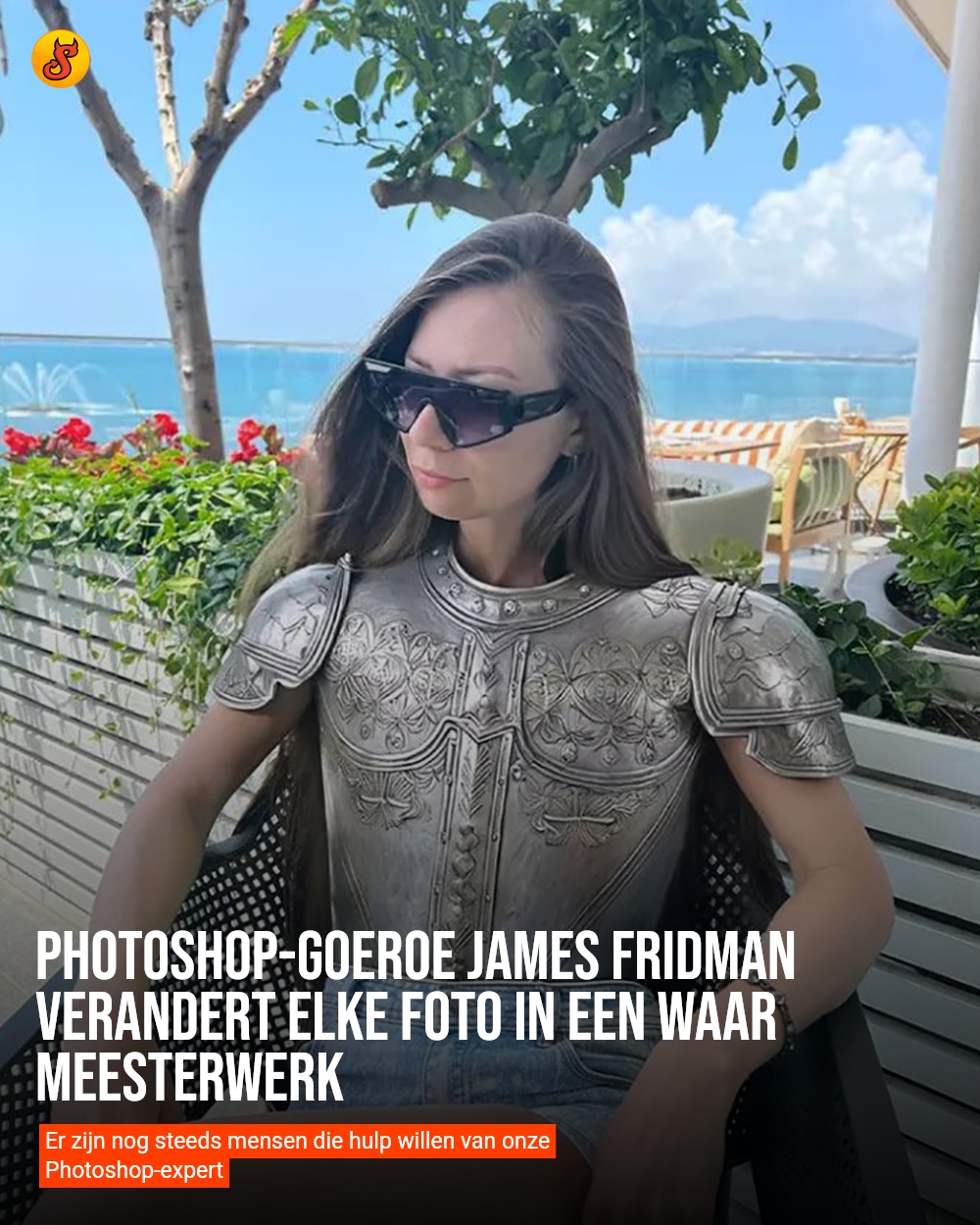 Photoshop-goeroe James Fridman verandert elke foto in een waar meesterwerk