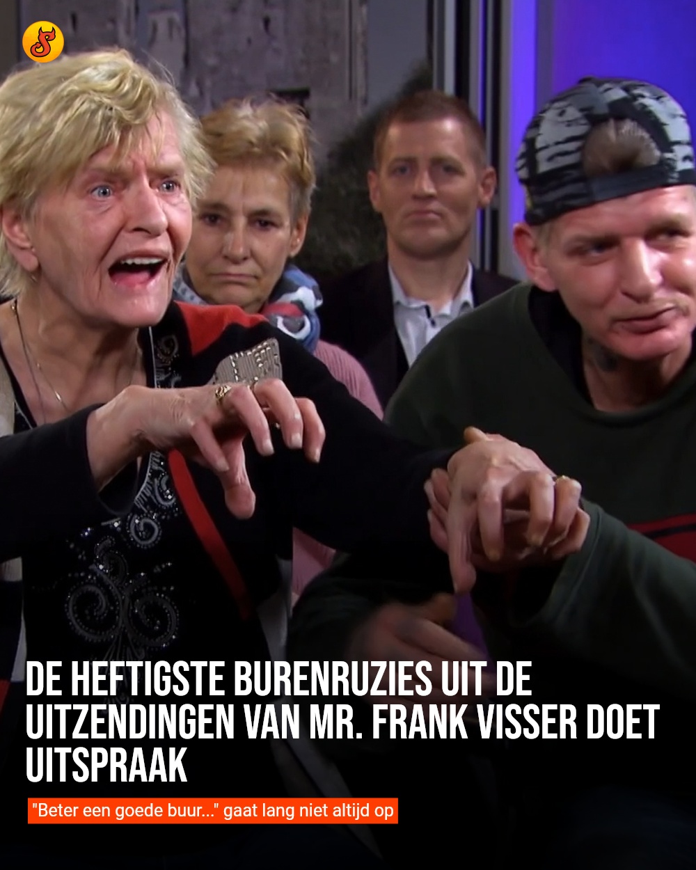De heftigste burenruzies uit de uitzendingen van Mr. Frank Visser Doet Uitspraak