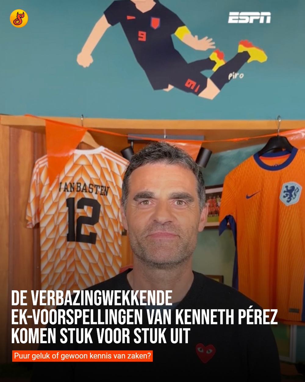 De verbazingwekkende EK-voorspellingen van Kenneth Pérez komen stuk voor stuk uit
