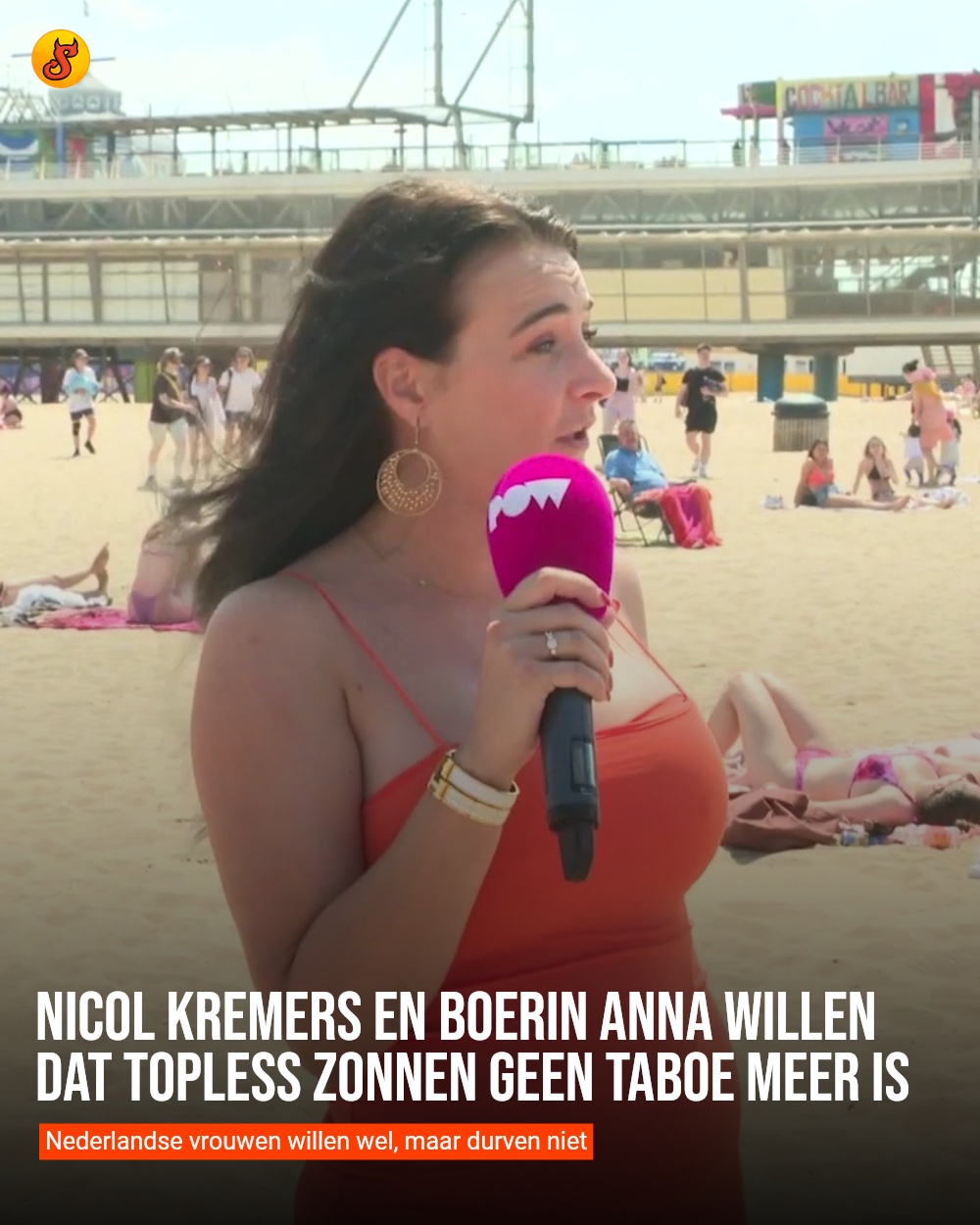 Nicol Kremers en Boerin Anna willen dat topless zonnen geen taboe meer is