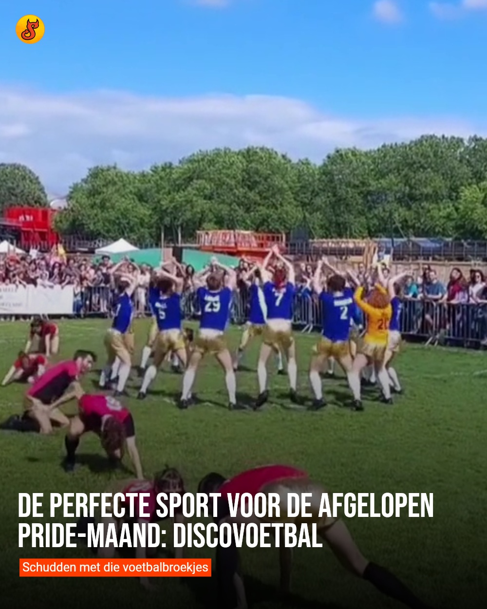 De perfecte sport voor de afgelopen Pride-maand: discovoetbal