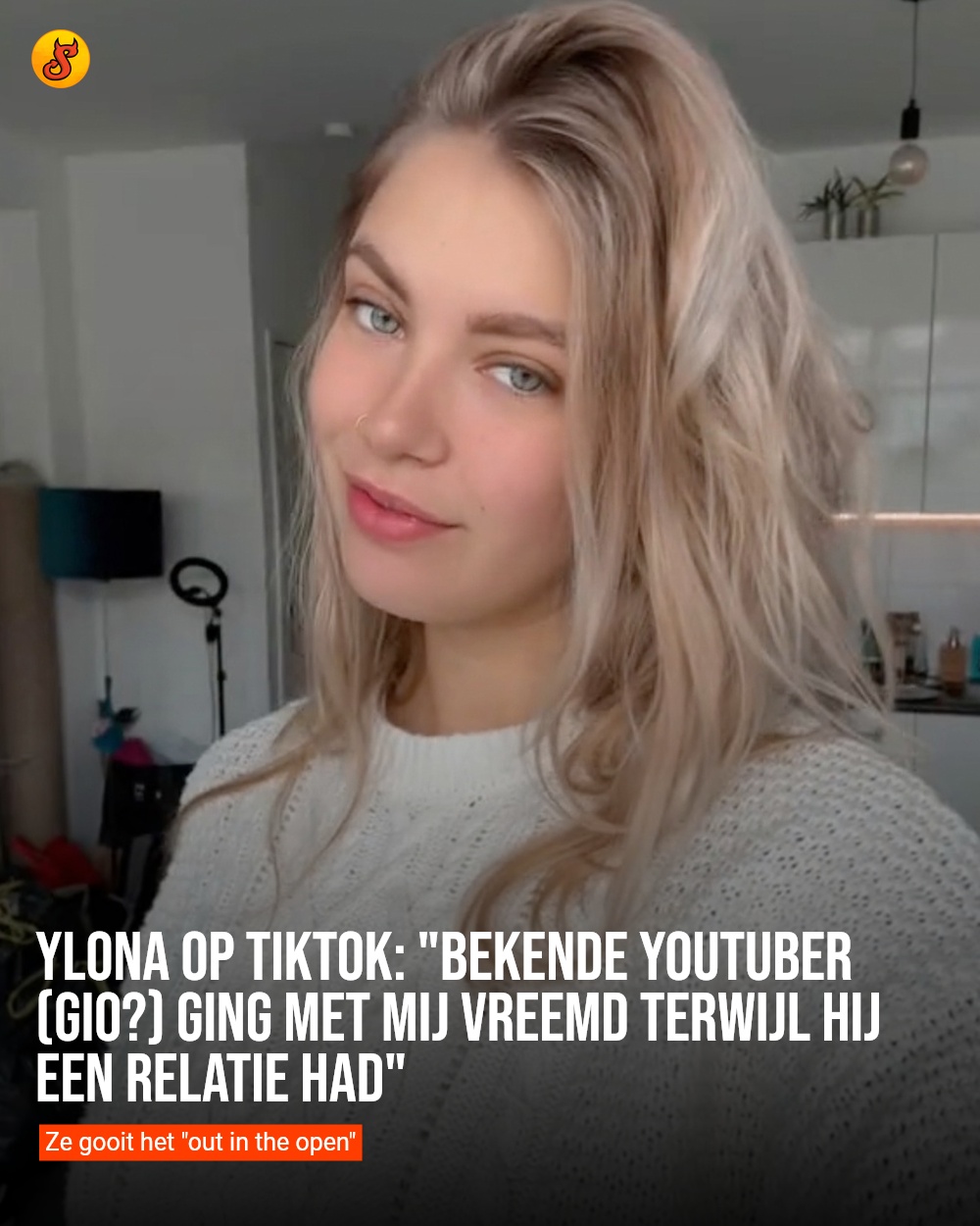 Ylona op TikTok: "Bekende Youtuber (Gio?) ging met mij vreemd terwijl hij een relatie had"