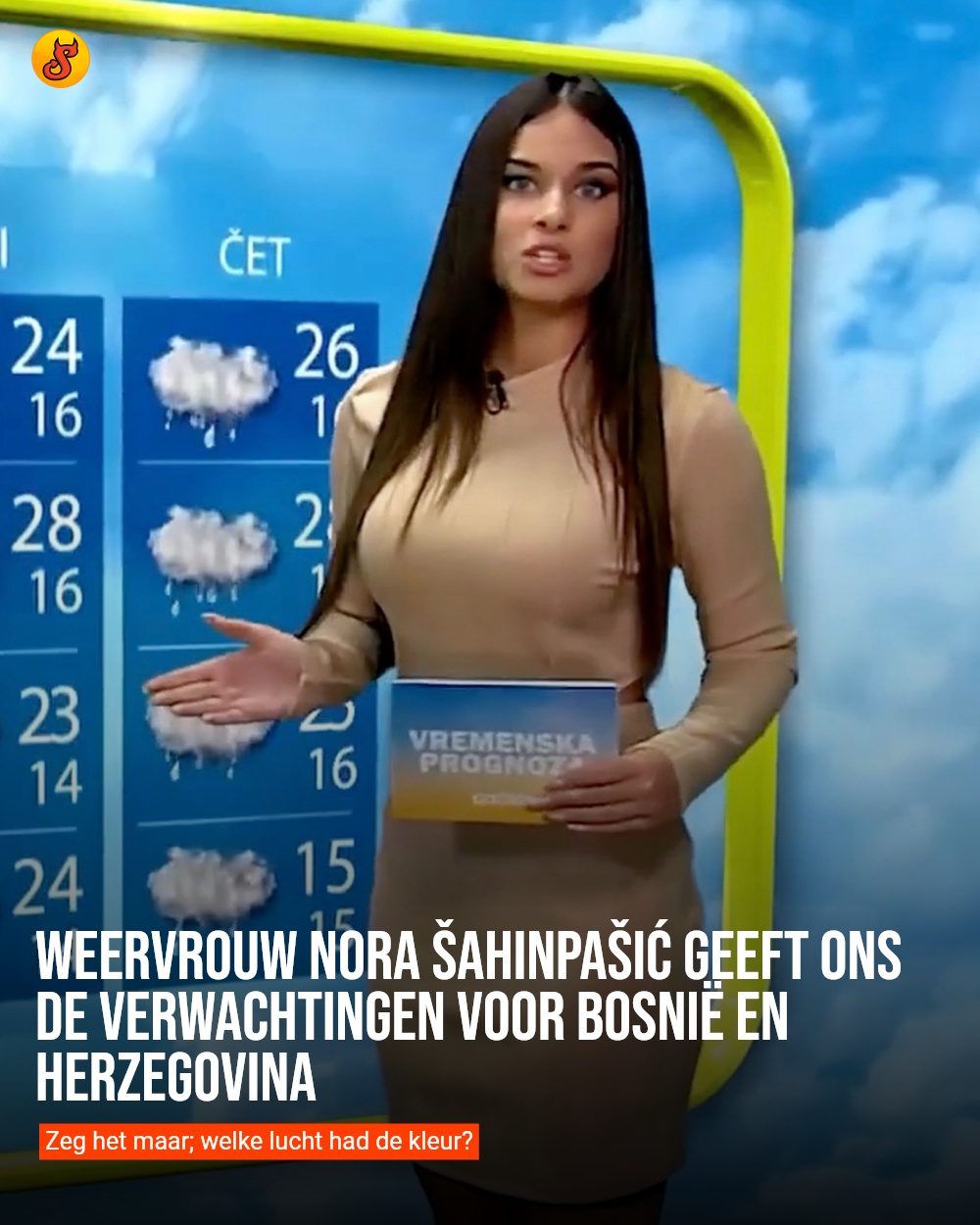Weervrouw Nora Šahinpašić geeft ons de verwachtingen voor Bosnië en Herzegovina