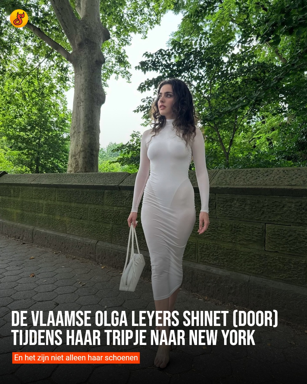 De Vlaamse Olga Leyers shinet (door) tijdens haar tripje naar New York