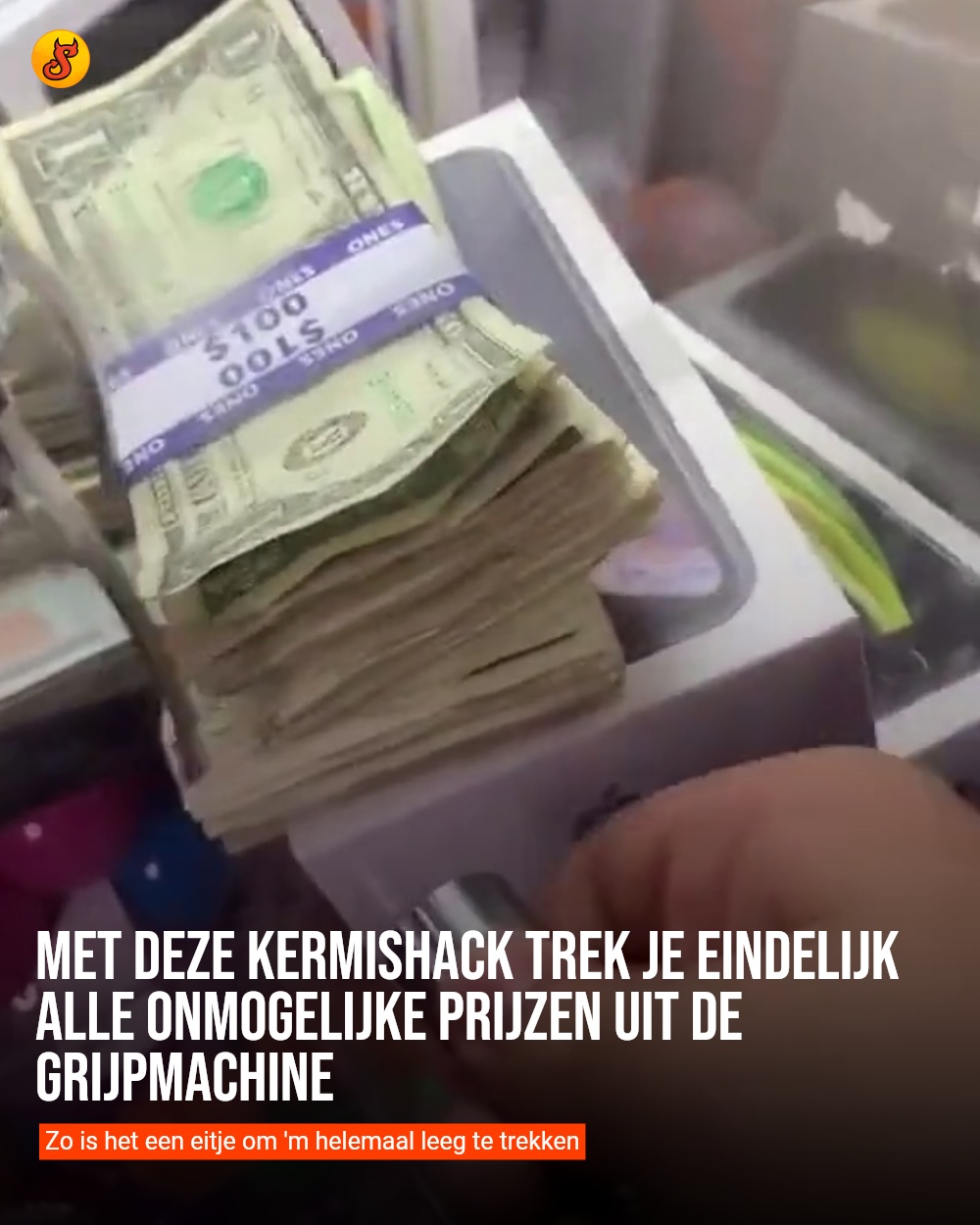 Met deze kermishack trek je eindelijk alle onmogelijke prijzen uit de grijpmachine