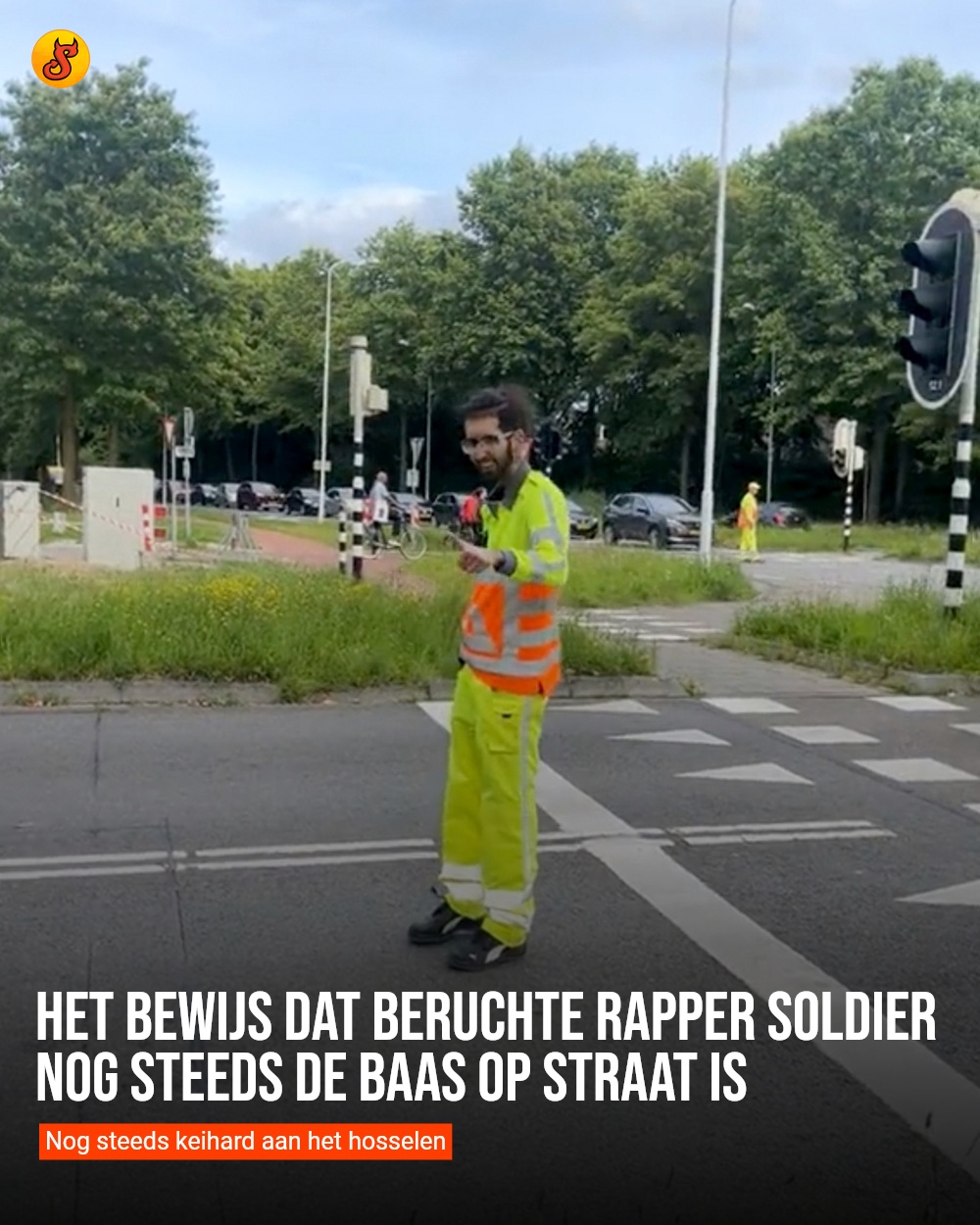 Het bewijs dat beruchte rapper Soldier nog steeds de baas op straat is