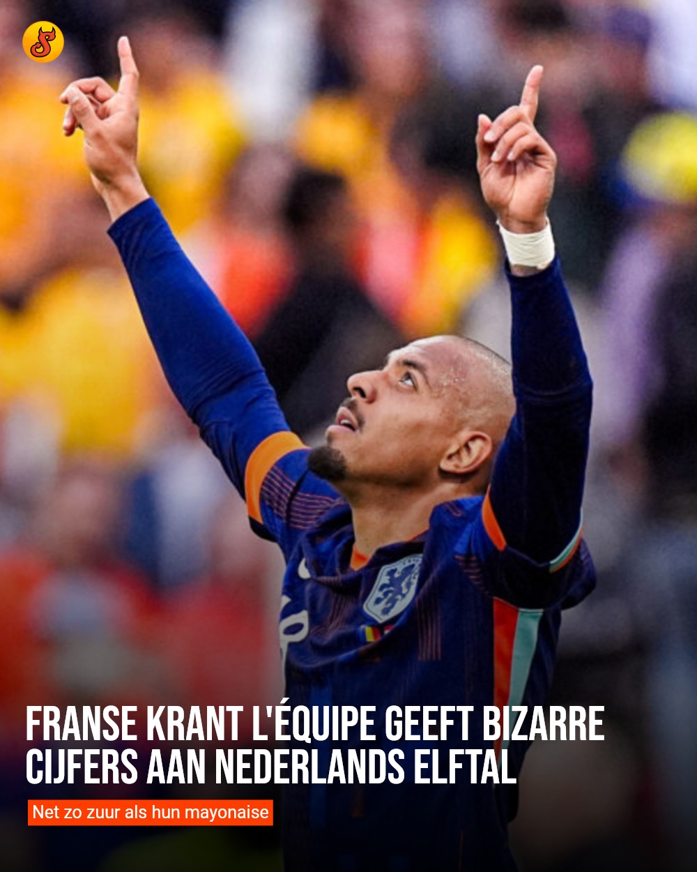 Franse krant L'Équipe geeft bizarre cijfers aan Nederlands elftal