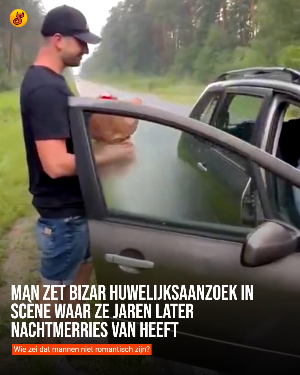 Man zet bizar huwelijksaanzoek in scène waar ze jaren later nachtmerries van heeft