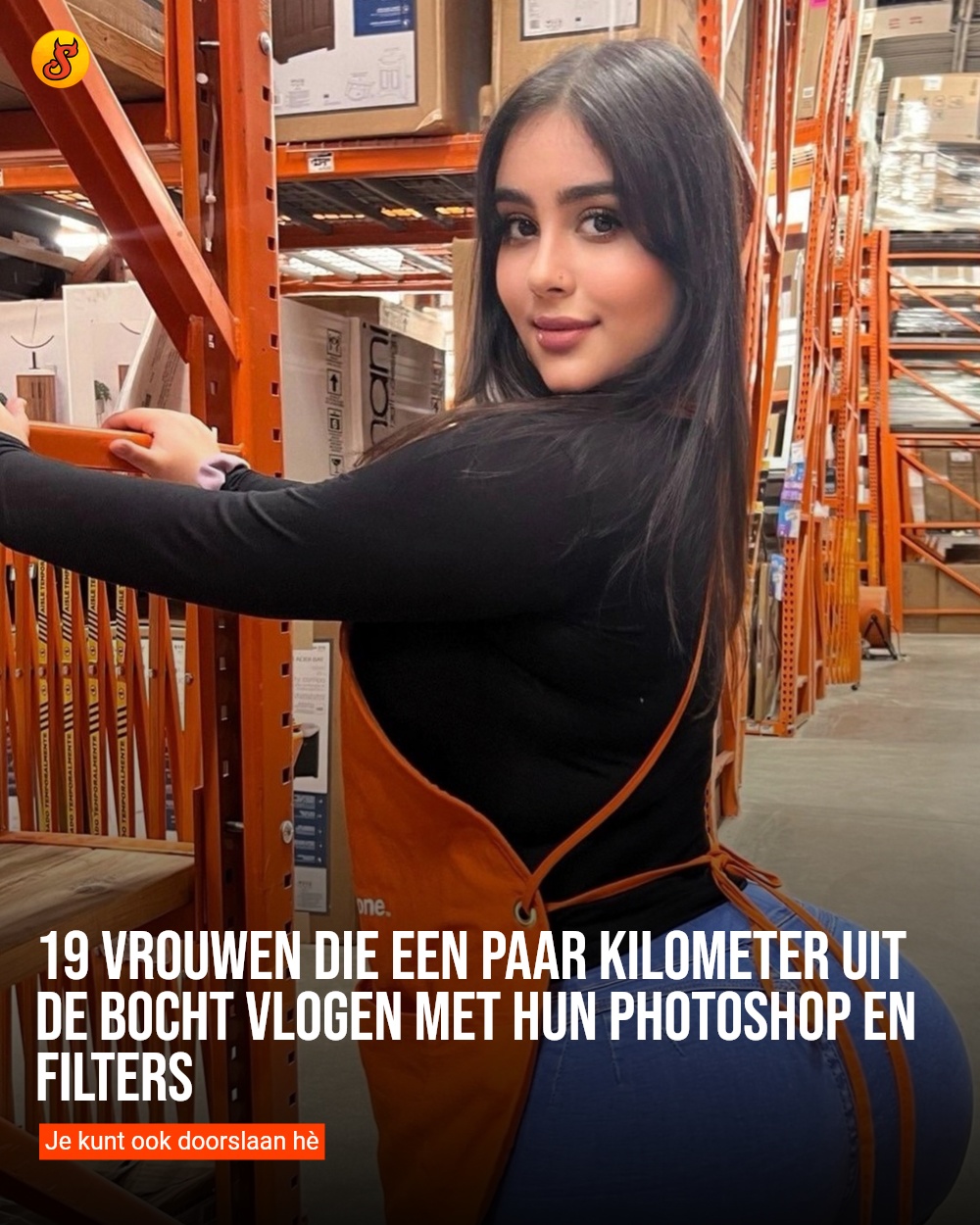 19 vrouwen die een paar kilometer uit de bocht vlogen met hun Photoshop en filters