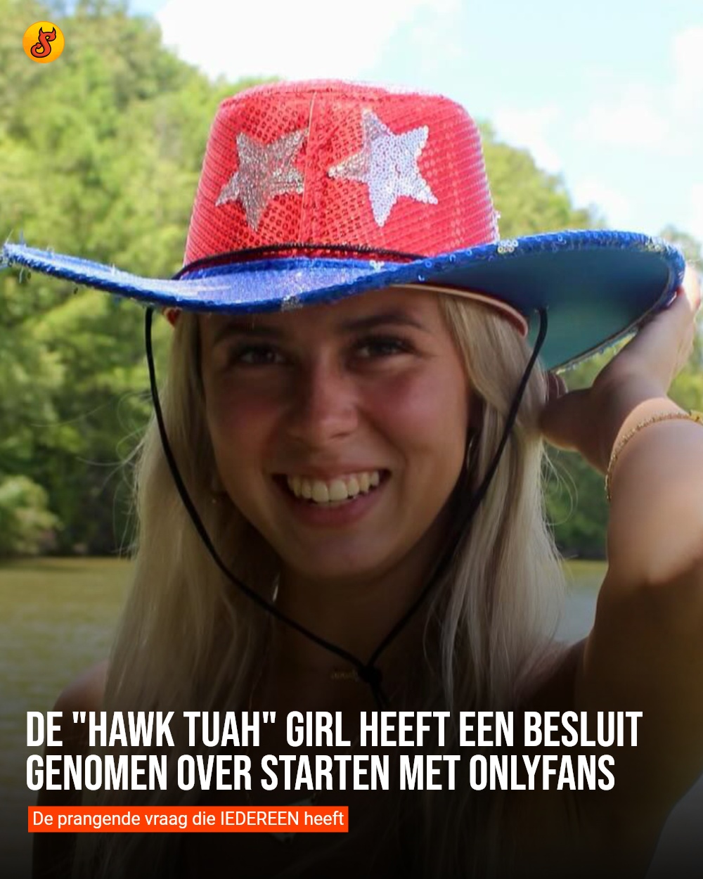 De "Hawk Tuah" girl heeft een besluit genomen over starten met OnlyFans