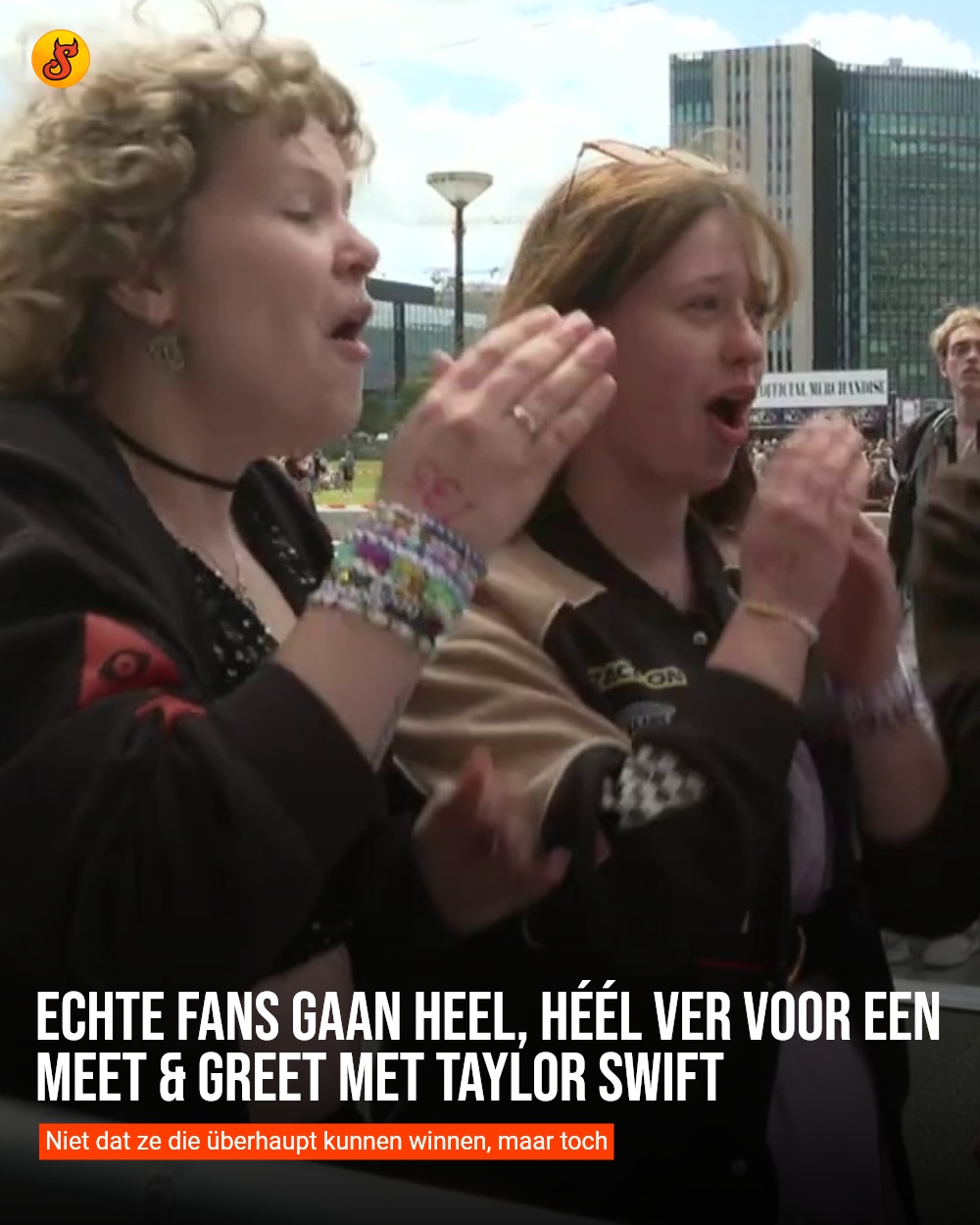 Echte fans gaan heel, héél ver voor een meet & greet met Taylor Swift