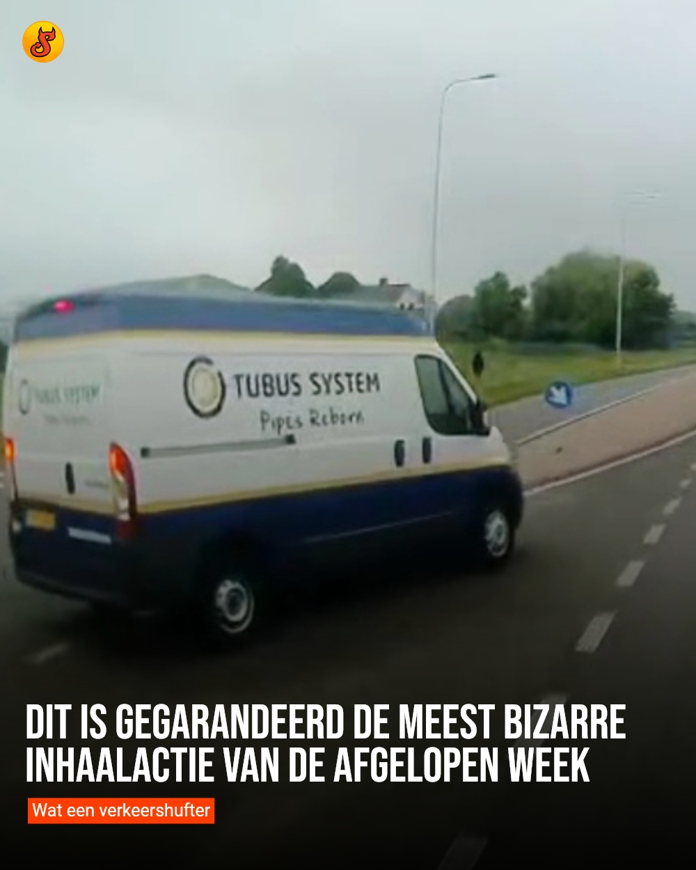 Dit is gegarandeerd de meest bizarre inhaalactie van de afgelopen week
