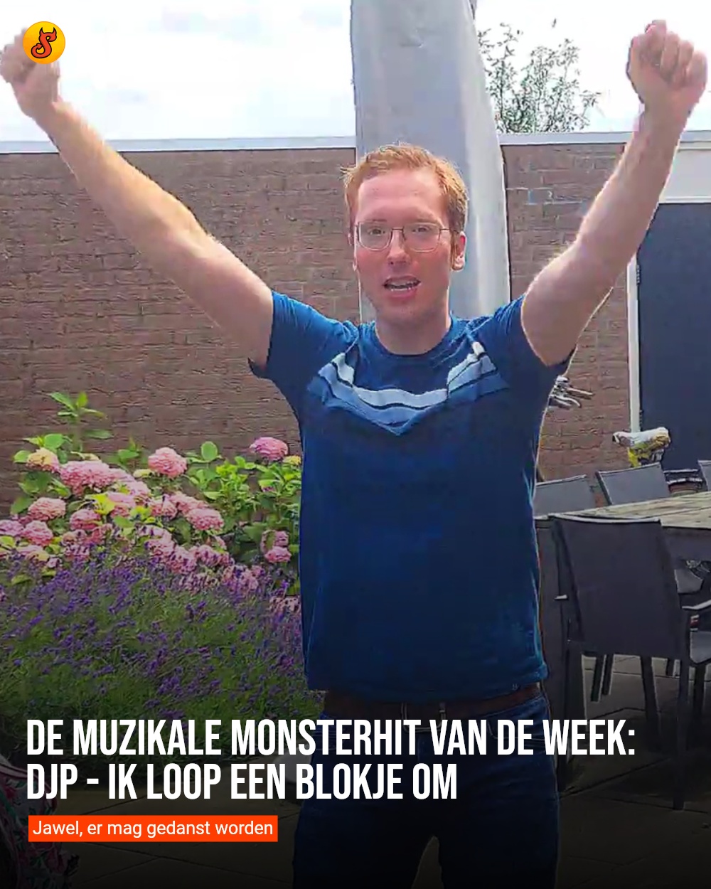 De muzikale monsterhit van de week: DJP - Ik loop een blokje om