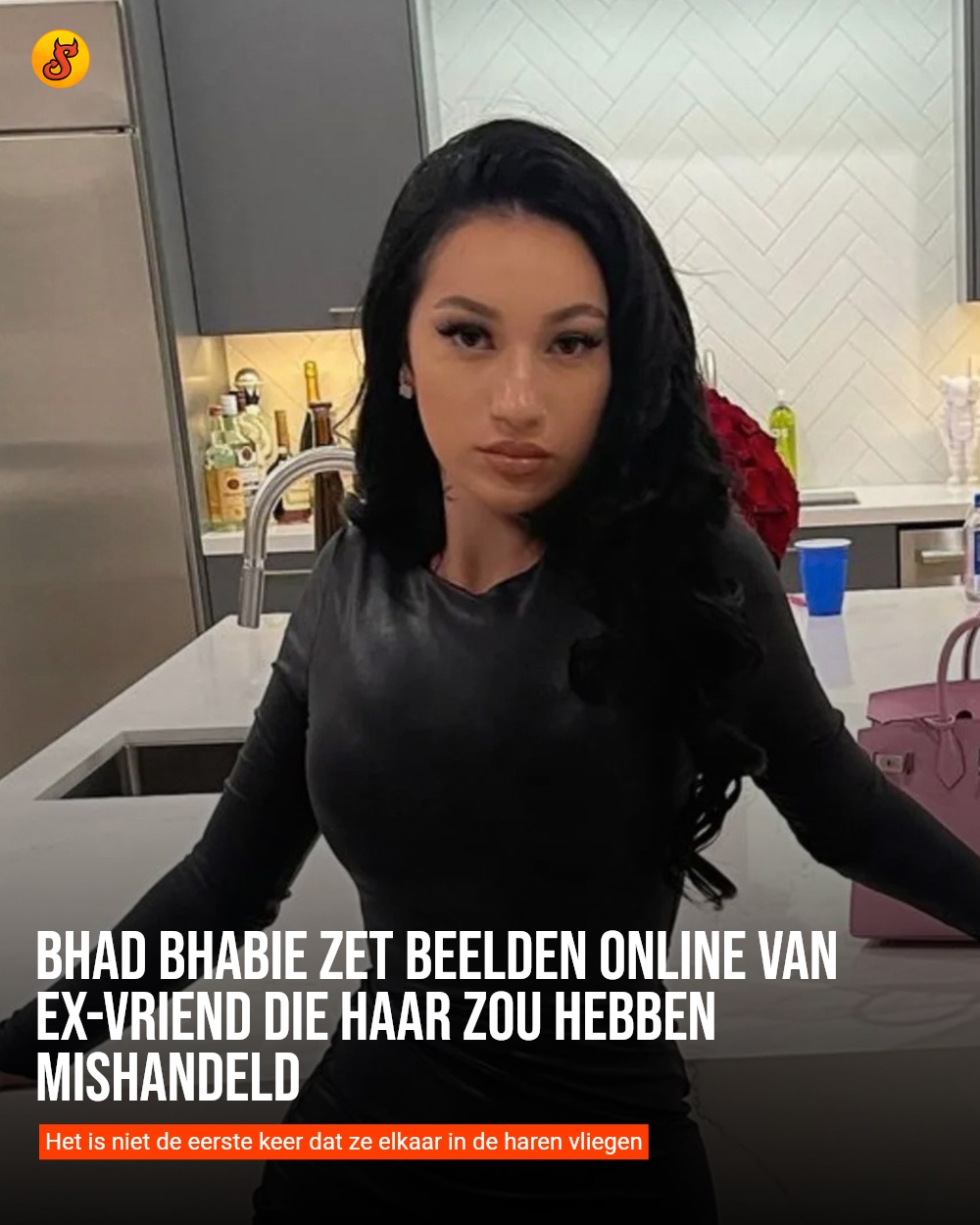 Bhad Bhabie zet beelden online van ex-vriend die haar zou hebben mishandeld