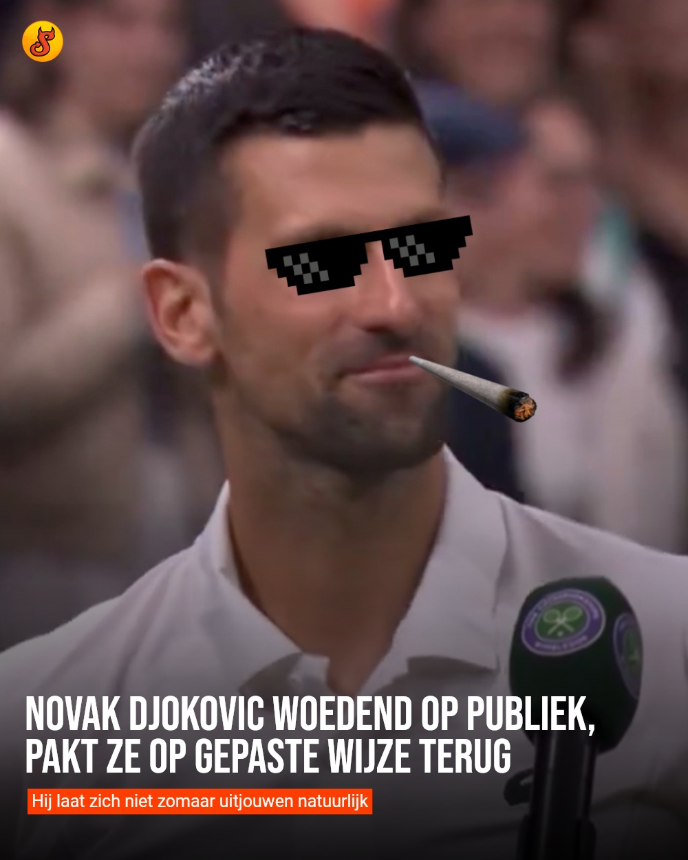 Novak Djokovic woedend op publiek, pakt ze op gepaste wijze terug