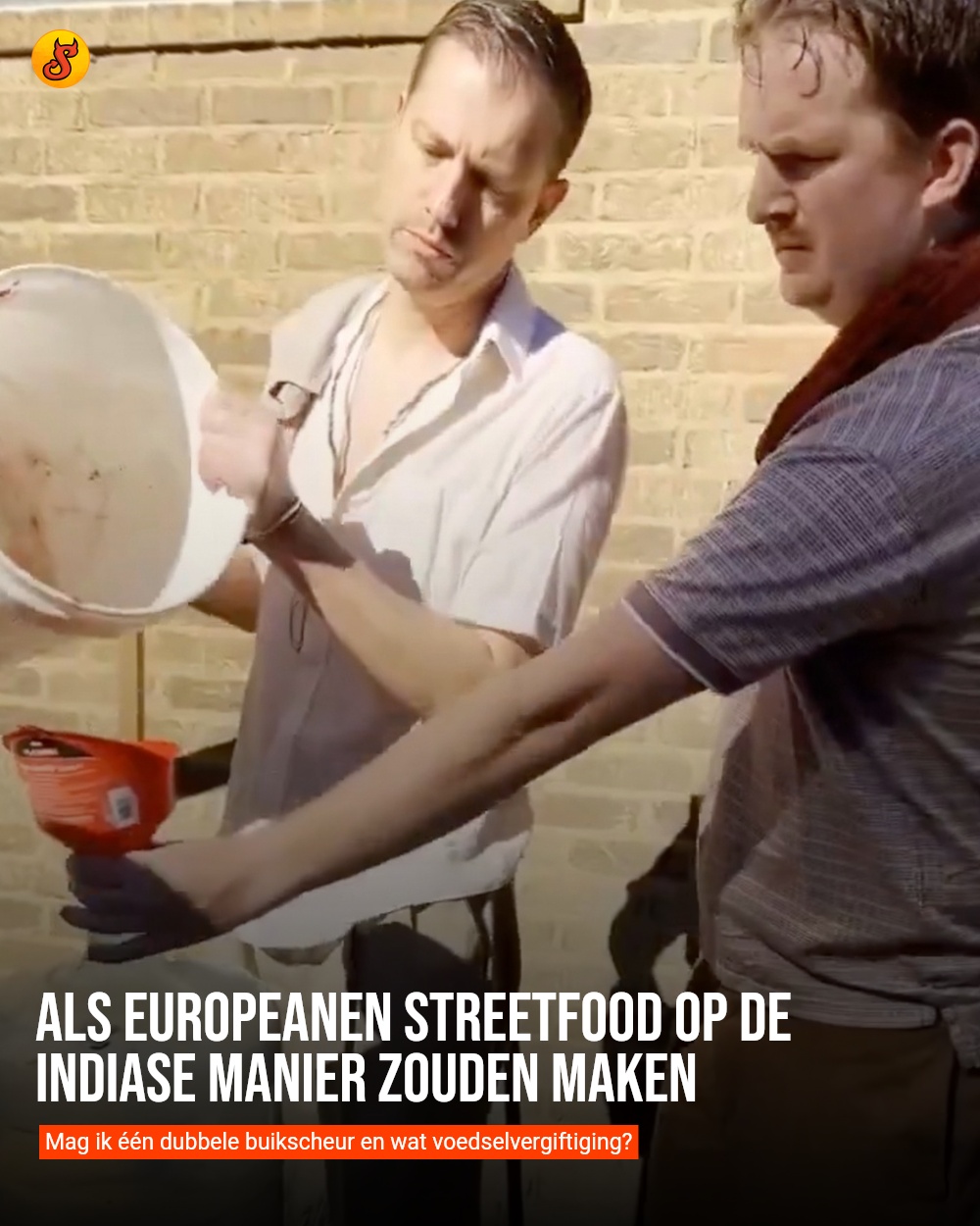 Als Europeanen streetfood op de Indiase manier zouden maken
