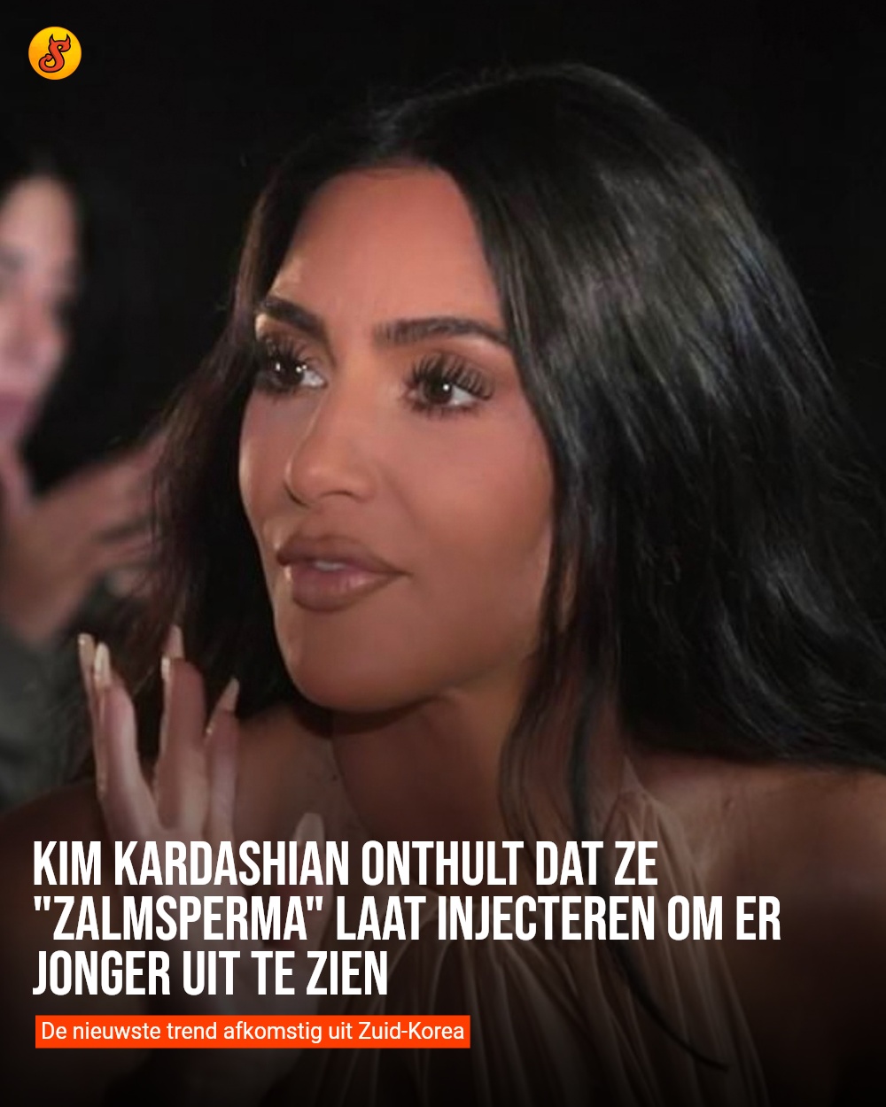 Kim Kardashian onthult dat ze "zalmsperma" laat injecteren om er jonger uit te zien