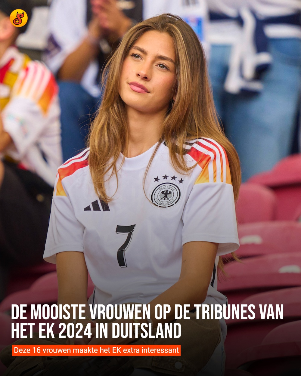 De mooiste vrouwen op de tribunes van het EK 2024 in Duitsland