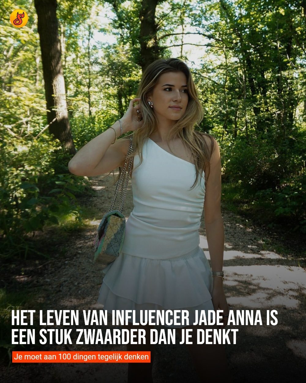 Het leven van influencer Jade Anna is een stuk zwaarder dan je denkt