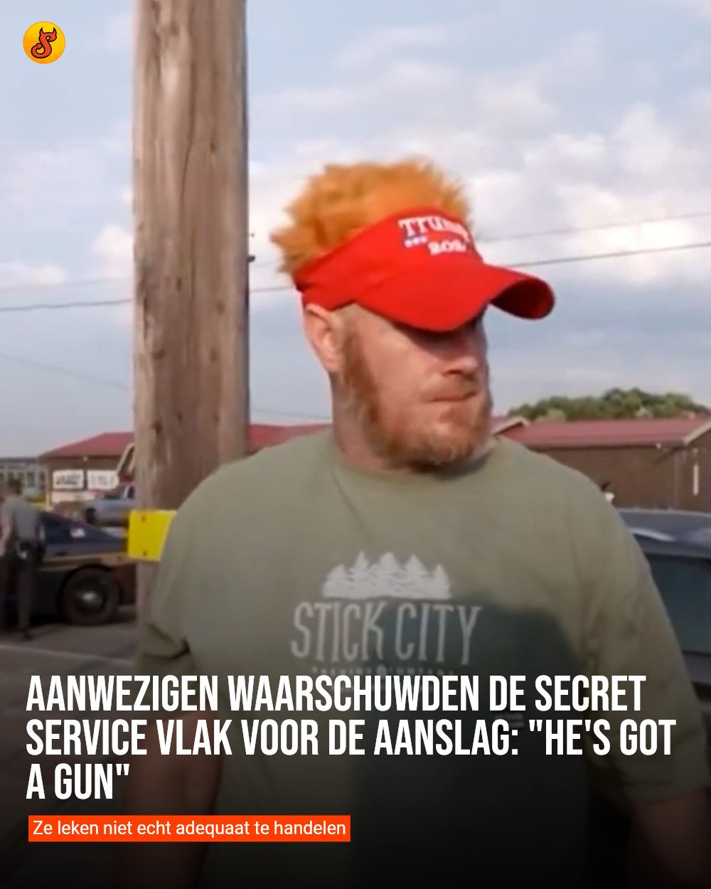 Aanwezigen waarschuwden de Secret Service vlak voor de aanslag: "He's got a gun"