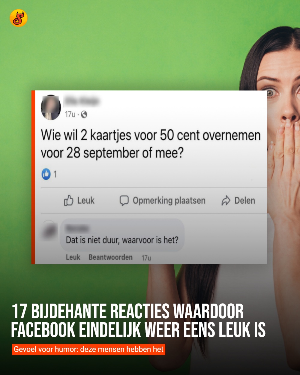 17 bijdehante reacties waardoor Facebook eindelijk weer eens leuk is