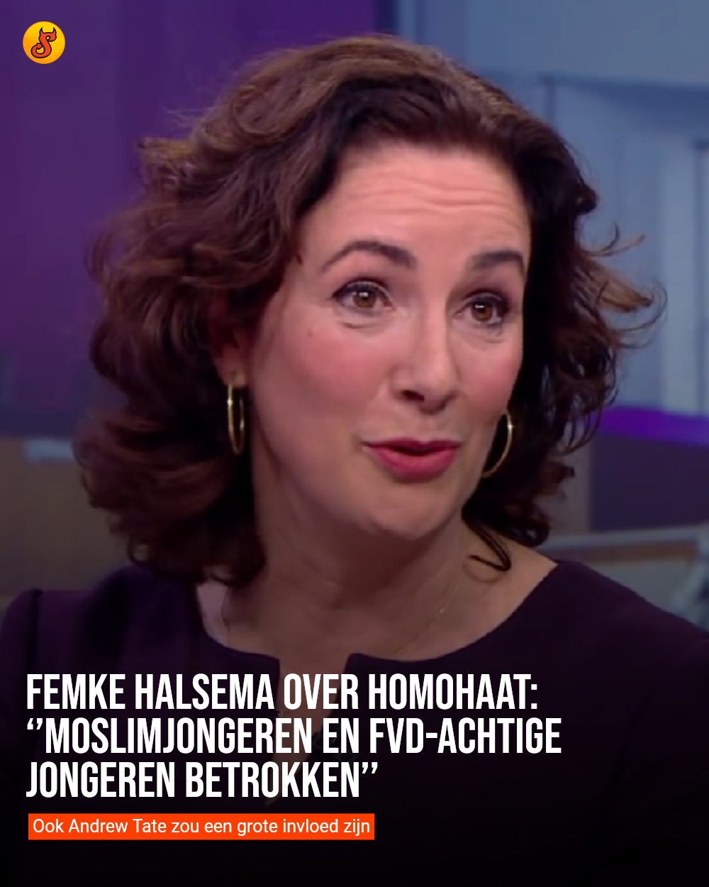 Femke Halsema over homohaat: ‘’Moslimjongeren en FvD-achtige jongeren betrokken’’