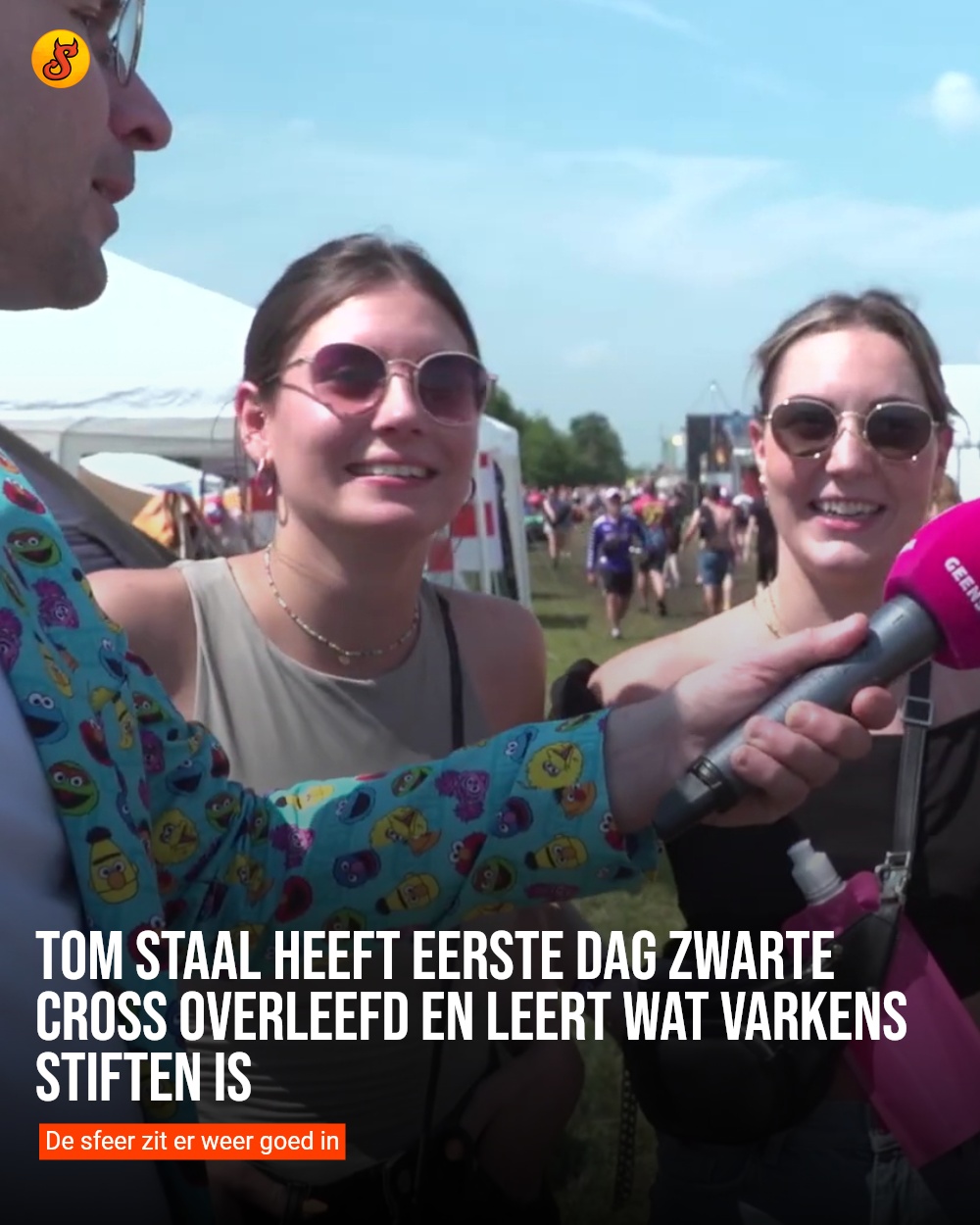 Tom Staal heeft eerste dag Zwarte Cross overleefd en leert wat varkens stiften is