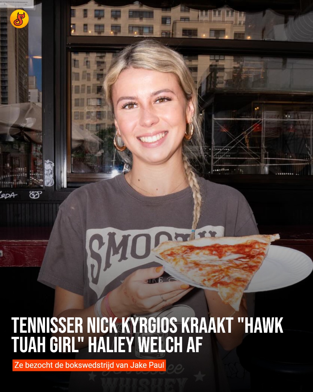 Tennisser Nick Kyrgios kraakt "Hawk Tuah Girl" Haliey Welch af