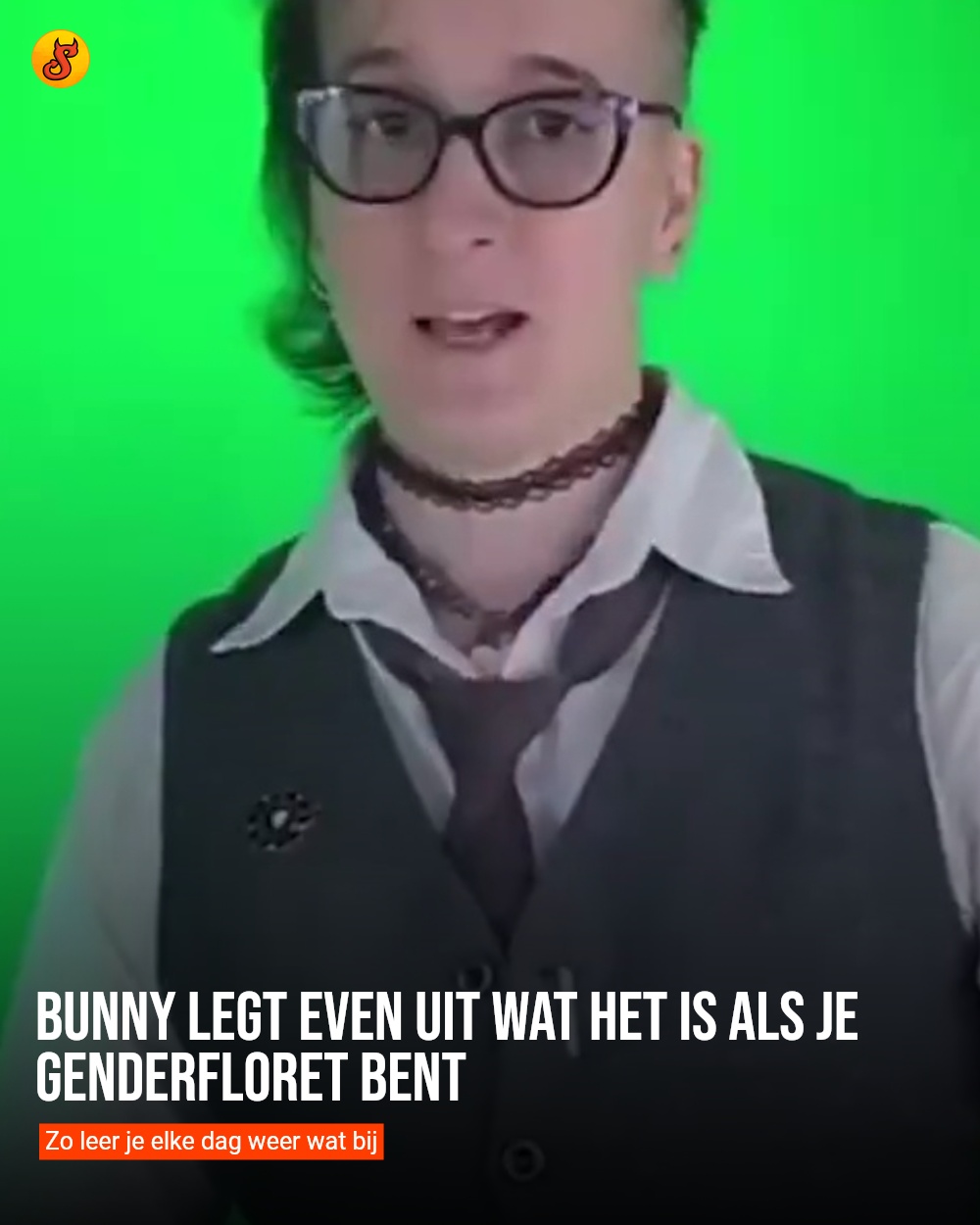 Bunny legt even uit wat het is als je genderfloret bent