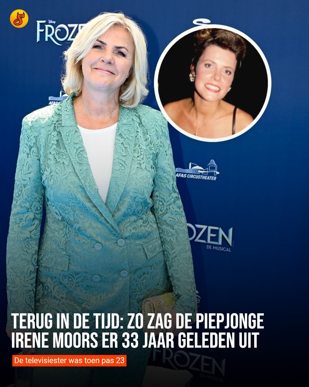 Terug in de tijd: zo zag de piepjonge Irene Moors er 33 jaar geleden uit