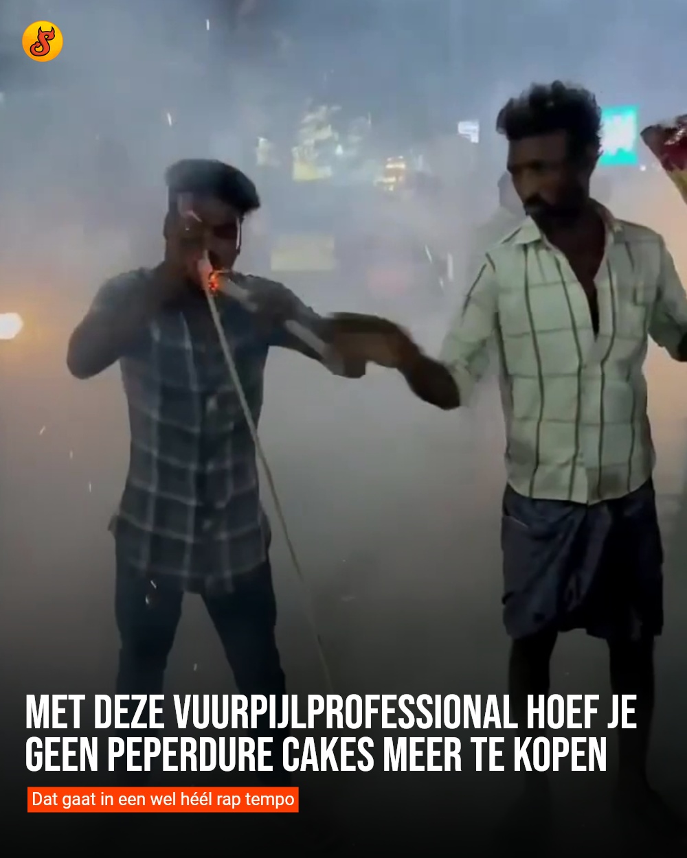 Met deze vuurpijlprofessional hoef je geen peperdure cakes meer te kopen