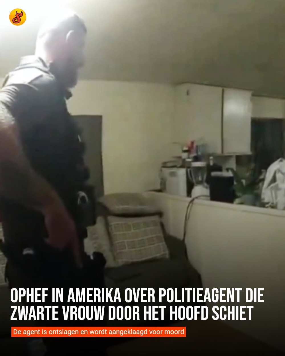 Ophef in Amerika over politieagent die zwarte vrouw door het hoofd schiet