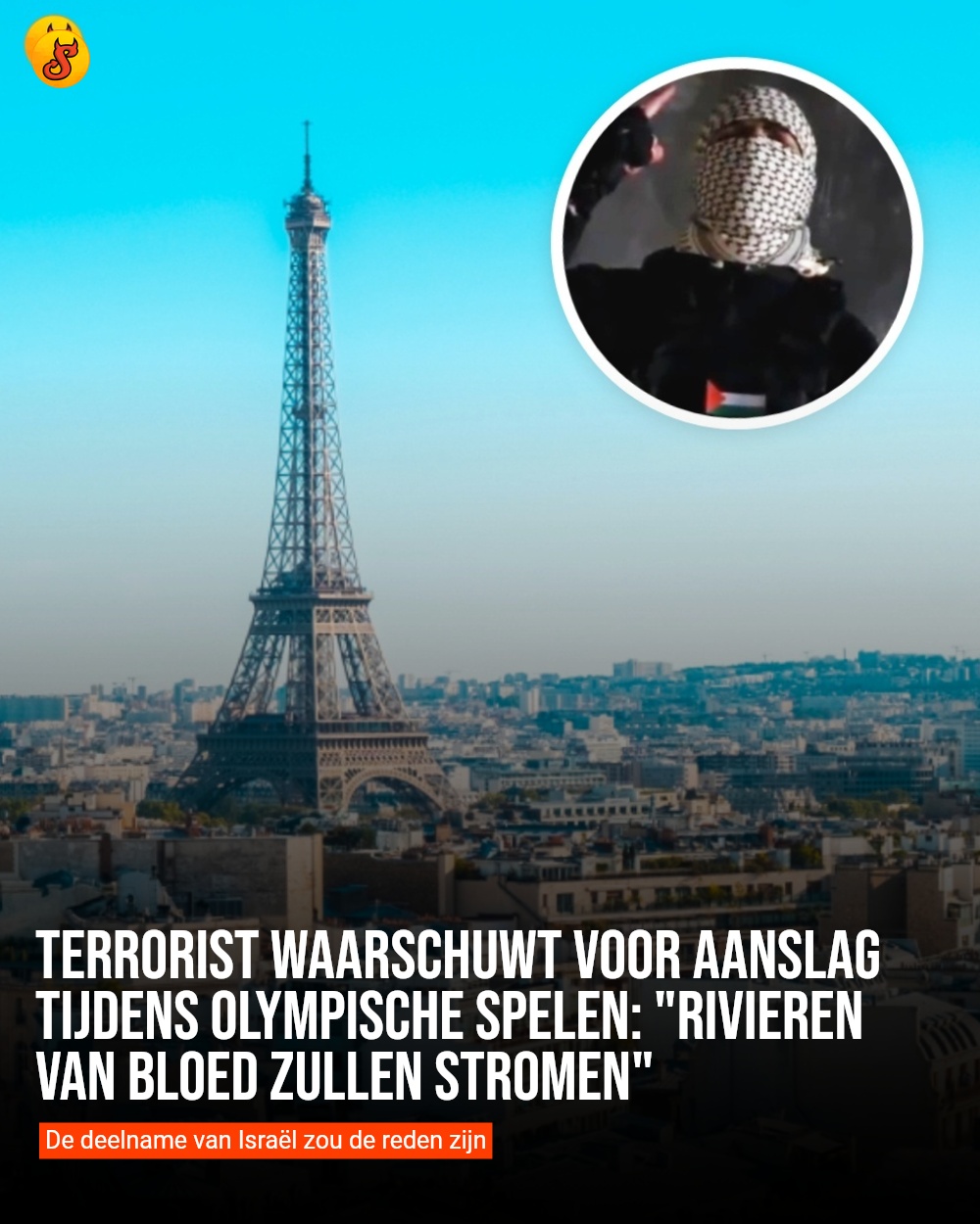 Terrorist waarschuwt voor aanslag tijdens Olympische Spelen: "Rivieren van bloed zullen stromen"