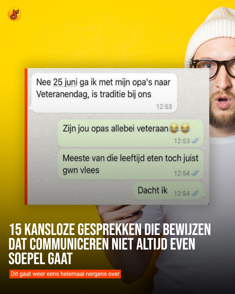 15 kansloze gesprekken die bewijzen dat communiceren niet altijd even soepel gaat