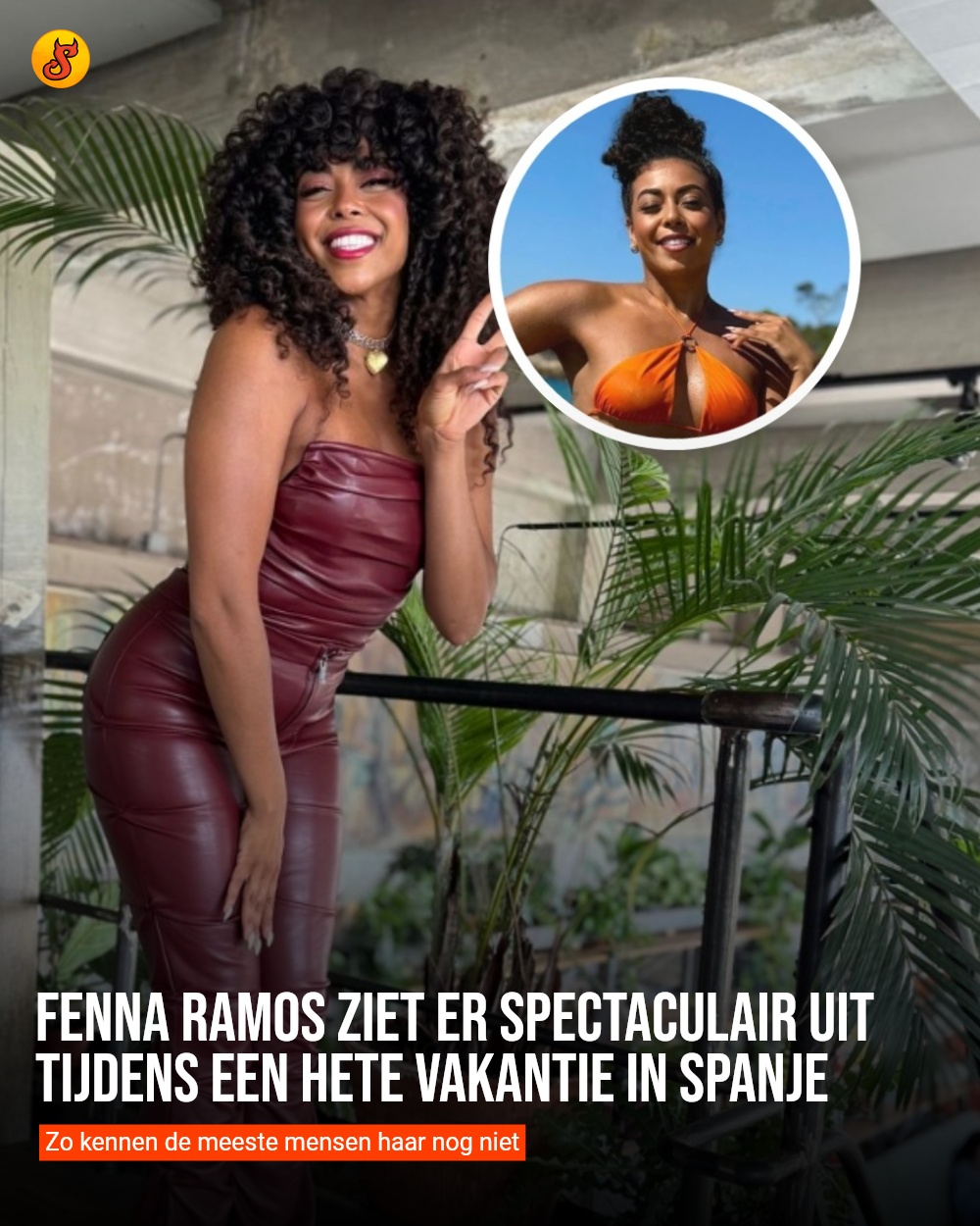Fenna Ramos ziet er spectaculair uit tijdens een hete vakantie in Spanje