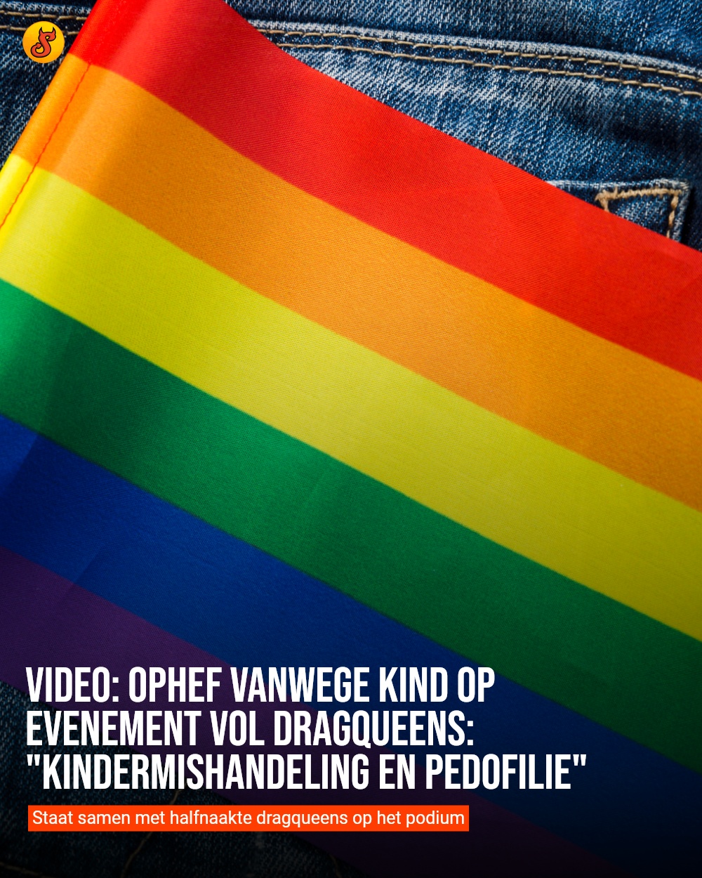 Video: Ophef vanwege kind op evenement vol dragqueens: "Kindermishandeling en pedofilie"