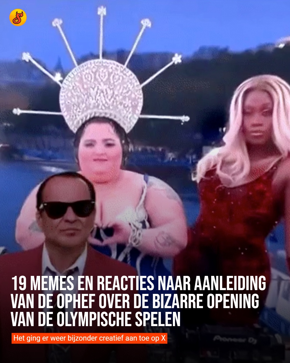 19 memes en reacties naar aanleiding van de ophef over de bizarre opening van de Olympische Spelen